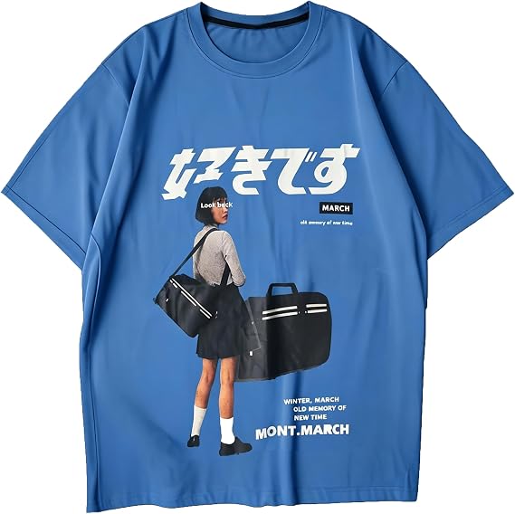 Oversized Graphic Tees for Women Y2k Men Streetwear Harajuku T-Shirts Vintage Tees