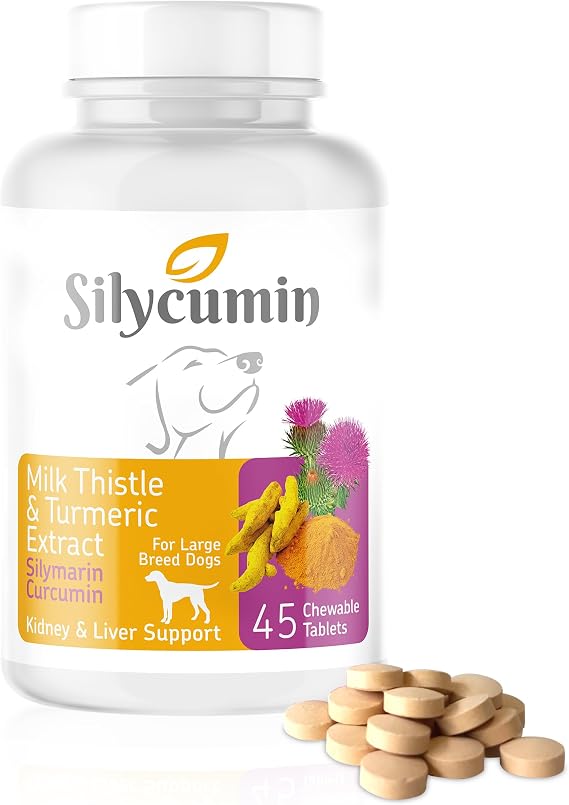 Pet Active Silycumin Köpekler İçin Zerdeçal Ve Devedikeni Tableti 45 Adet 67,5gr