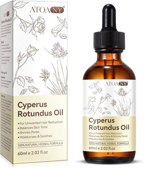 Cyperus Rotundus Oil, Cyperus Rotundus Oil for Hair Removal, Reduce the Appearance of Unwanted Hair, Moisturising & Soothing Skin,Suitable for All Skin Types