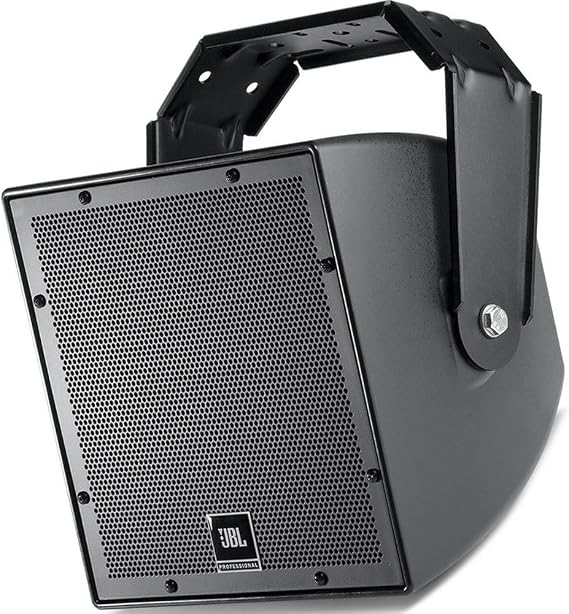 JBL Professional AWC82-BK All-Weather Compact 2-Way Coaxial Loudspeaker with 8-Inch LF, Black