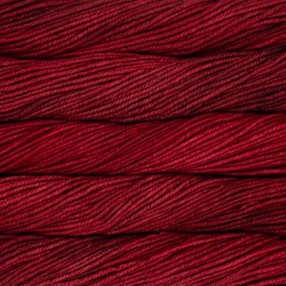 Malabrigo Yarns - Arroyos Yarn - 100% Superwash Merino Wool, 100 g / 3.5 oz (033 - Cereza)