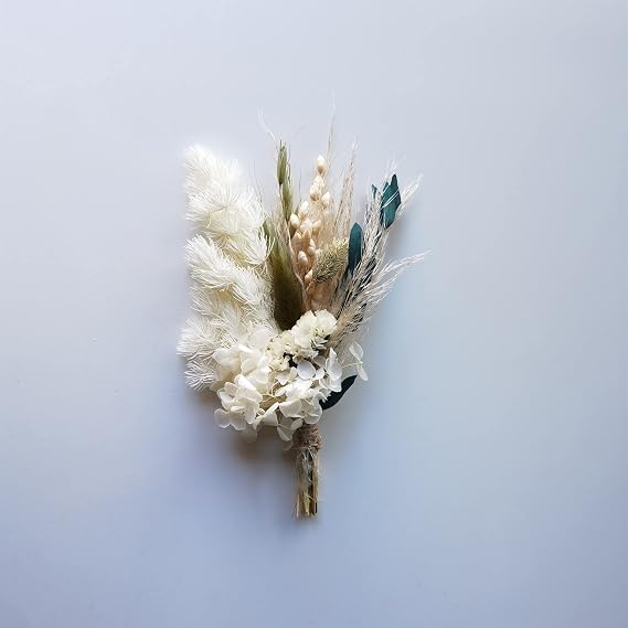 Mini Dry Flower Bouquet | Dried Bouquets of Roses Mailbox Gift | | Boutonniere | Boho Flower Cake (E)