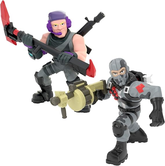 FORTNITE Battle Royale Collection: Sub Commander & Havoc Twitch Prime 2 Pack of Action Figures , Multicolor