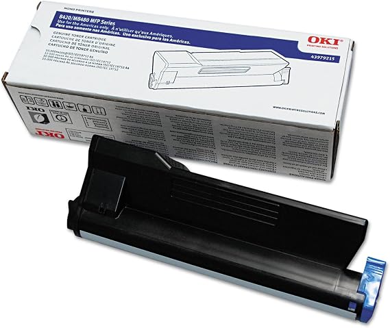 Oki Data Oki 43979215 Toner, 12,000 Page-Yield, Black