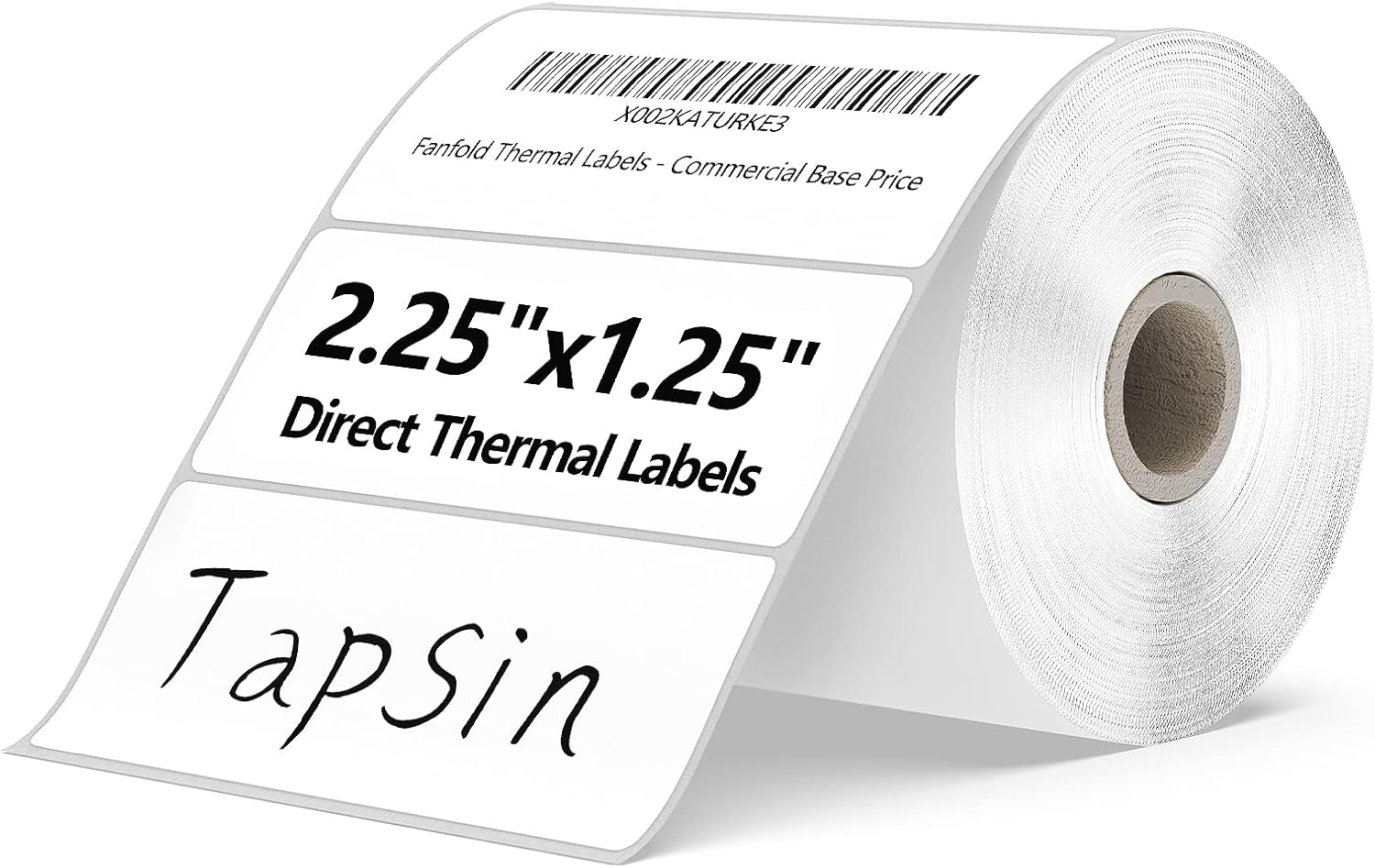 2.25 X 1.25 Direct Thermal Labels with Perforated, Self-Adhesive Stickers Labels for Barcode Postage Address Shipping Compatible with Zebra, Rollo and more Label Printers, 1000 labelsRoll, 12 Rolls