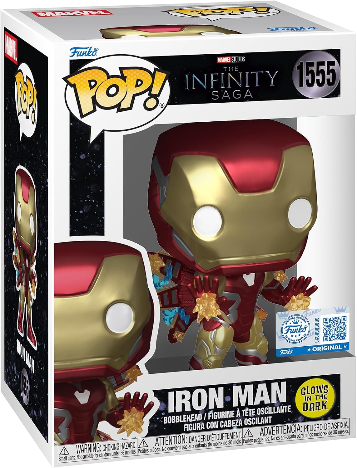 Funko POP! Plus: Avengers End Game - Iron Man Beams - Glow in The Dark - Koleksiyon Vinil Figür - Hediye Fikri - Resmi Ürün - Çocuklar ve Yetişkinler için Oyuncak - Koleksiyoncular için Model Figür