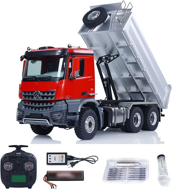 1/14 6X6 Hydraulic Rc Dump Truck Kabolite K3364 Huina Remote Control Tipper Cars RC Hydraulic Construction Vehicles
