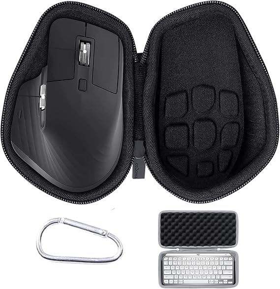 Hard Case for Logitech MX Master 3S Mouse + MX Keys Mini Keyboard