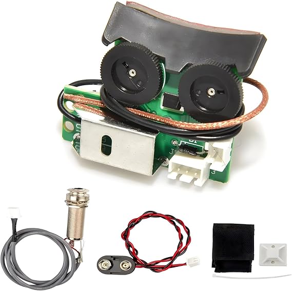 VT1 Acoustic Guitar Pickup Systems with Mic Rhythm Board Tuner Piezo Pickup Equalizers Systems Tail Nails Pickup Endurin