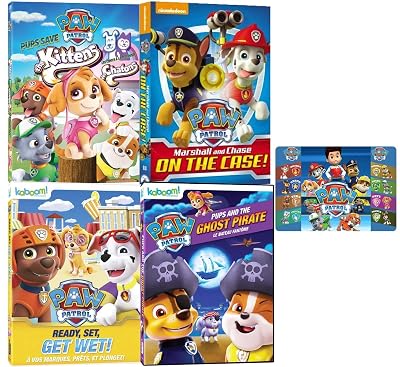 Paw Patrol Nick Jr. DVD Animal Gift Collection: Complete 24 Episodes with Art Card