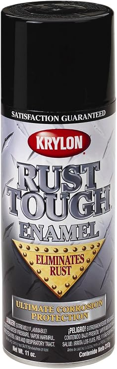 Flat Black Rust Tough Enamel Aerosol 9218 [Set of 6]
