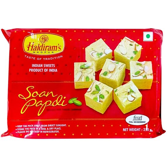 Haldirams Sweets - Soan Papdi, 250g Pack