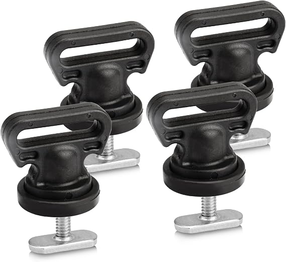 Kayak Track Mount Vertical Tie Downs (4 Pack)