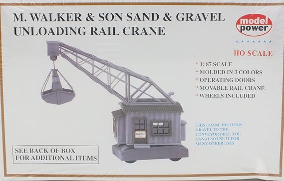 Model Power Model Railroad HO Unloading Crane