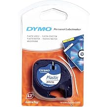 Dymo LetraTag Plastik Şerit (12mm x 4 mt) - Beyaz (59422)