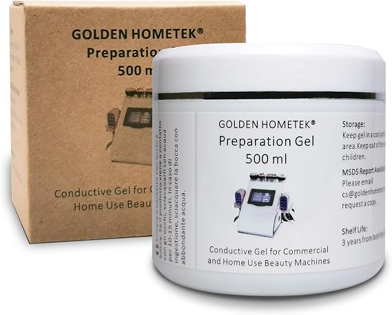 Preparation Gel - Conductive Gel for use with RF Facial Firming and Body Slimming Machines