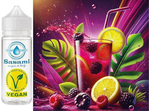 Blue Raspberry Razz Lemonade - Blue Raspberry Lemonade Flavor Concentrate - Vegan - Sasami - 100ml