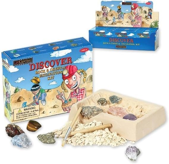 GeoCentral Rock and Crystal Excavation Dig Kit