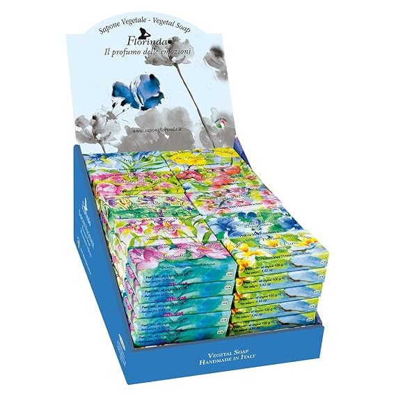 Florinda Collection No.3 Floral Notes Vegetal Soap Bar Set 100 G 3.5 Oz 70 Pcs