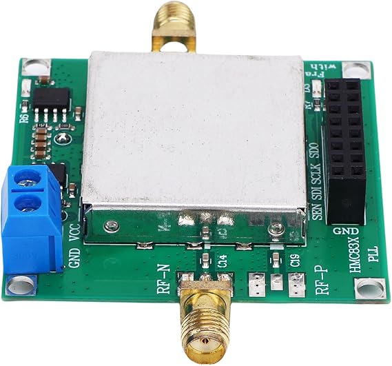 Fractional N Phase Locked Loop, HMC833LP6GE Low Noise Frequency Synthesizer Module 25-6000MHz, Integrated VCO PLL with <-170 dBc/Hz Phase Noise for Cellular Microwave Radio