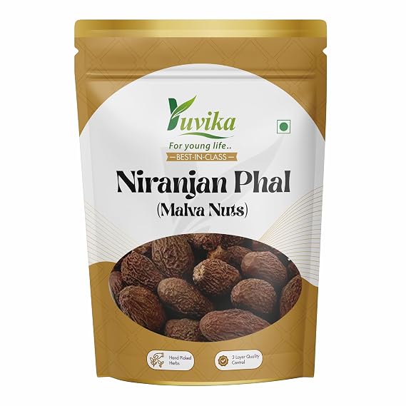 YUVIKA Niranjan Phal - Sterculia Lychnophora - Malva Nuts (50 Grams)