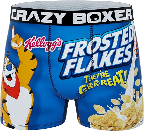 CRAZYBOXER Boys Underwear Kelloggs Soft Distortion-free Boxer Brief Original