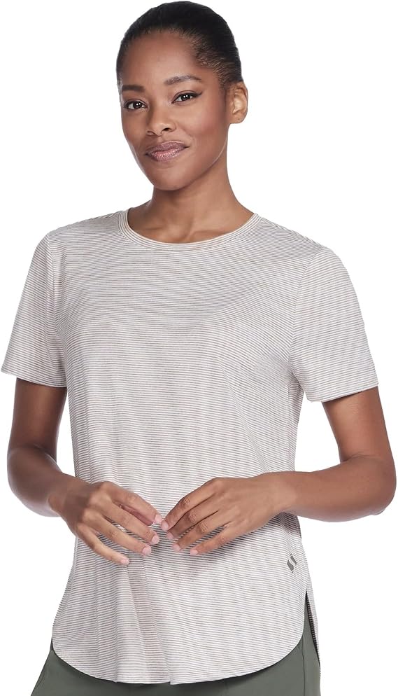 Skechers Womens Godri Swift Tunic Tee | Casual, GO DRI Swift, Moisture Wicking, Quick-Drying, UPF 40+, 4-Way Stretch