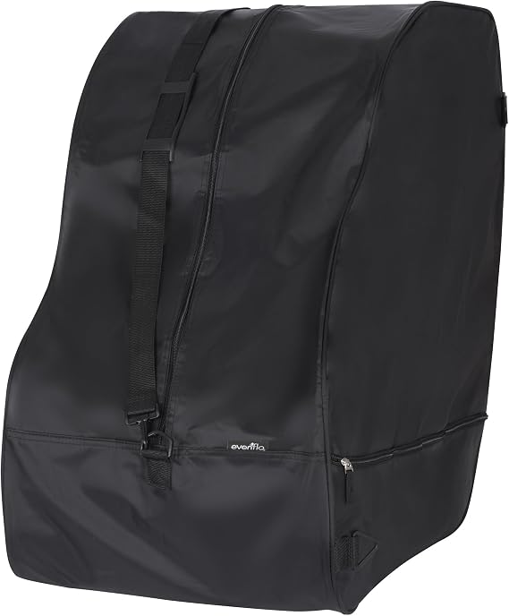 Evenflo Car Seat Travel Bag & Storage Bag, Universal Fits All Car Seats, Black