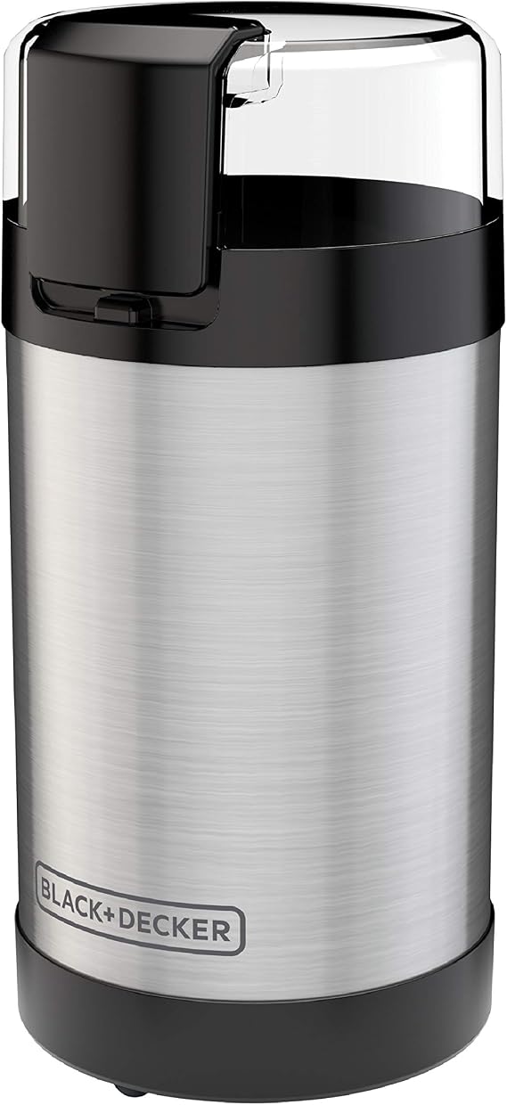 BLACK+DECKER One-Touch Coffee & Spice Grinder with Stainless Steel Blades