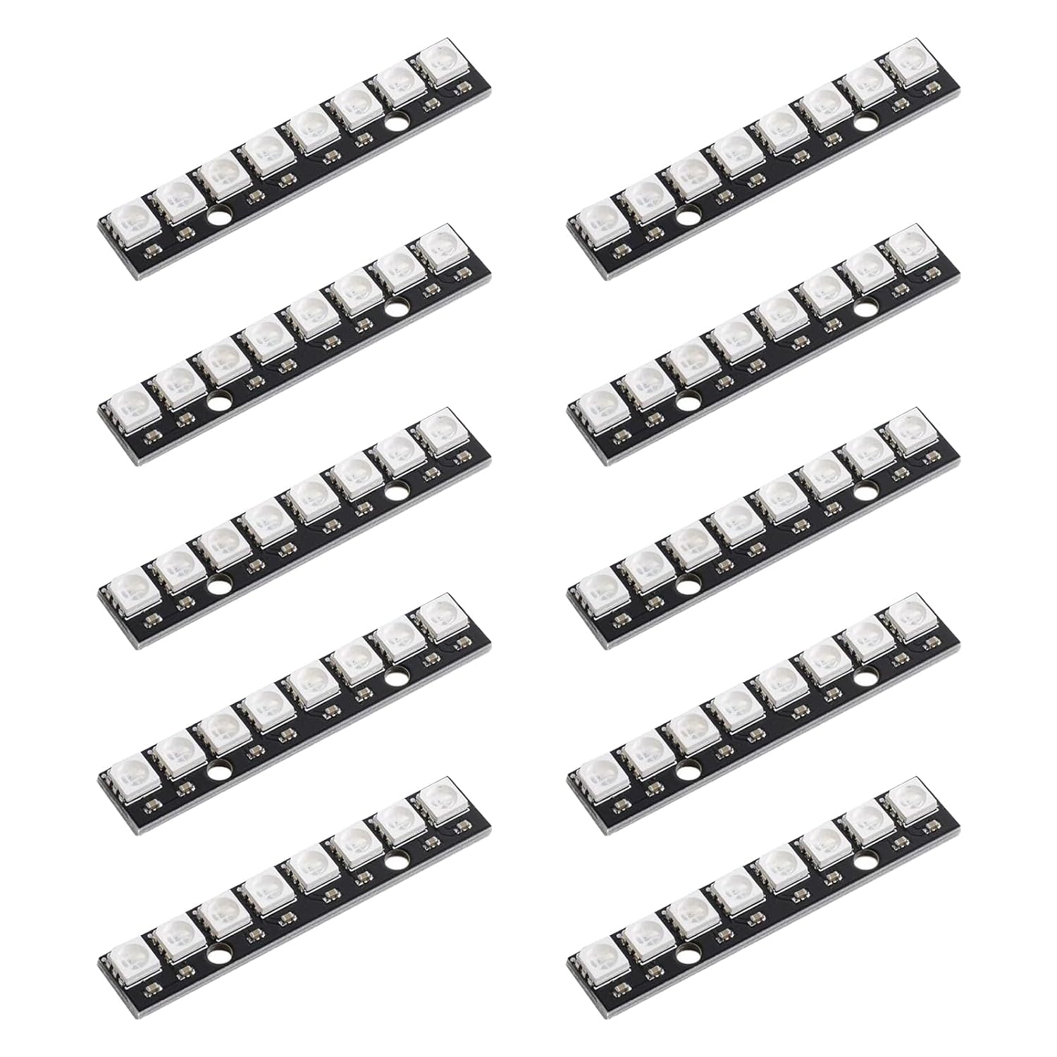 WS2812 RGB LED Module, Built-in Driver for Arduino Raspberry Pi ESP32, Pack of 10