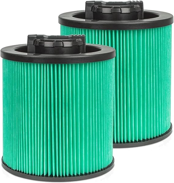 Compatible for DXVC6914 Wet/Dry Vac (6-16 Gallon) - 2 Pack Cartridge Filter Replacement