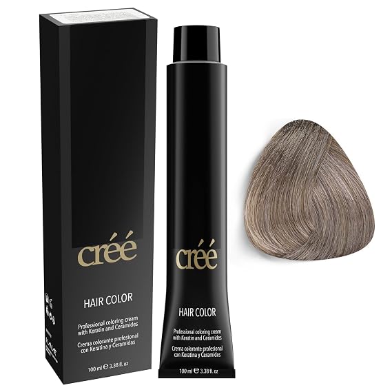 Cree Cree Professional Permanent Hair Color, 100ml - 3.4 fl.oz. (Intense Ash Very Light Blond - 9.11)