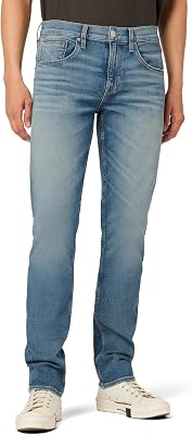 Hudson Mens Byron Slim Fit Straight Leg Jean