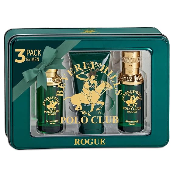 Beverly Hills Polo Club Rogue For Men Eau de Toilette Spray - Fresh Woody Fragrance - 105 ML