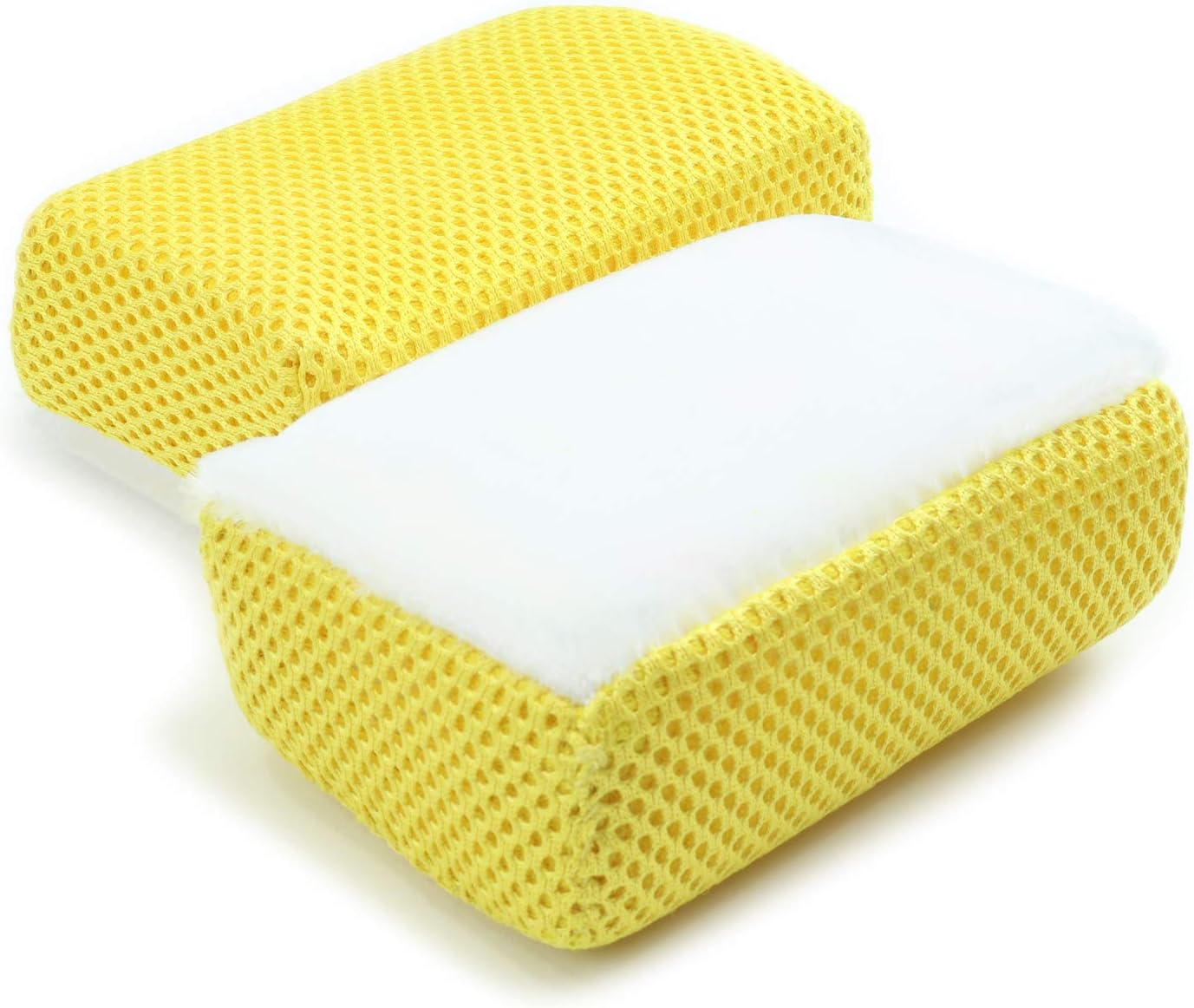 Autofiber [Scrub Ninja Scrubbing Block - 2 Pack 5”x3”x2” for Leather, Plastic, Vinyl and Upholstery Cleaning