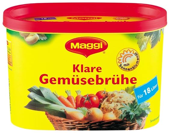 Maggi Clear Vegetables Broth (Klare Gemusebruhe) -for 18 L