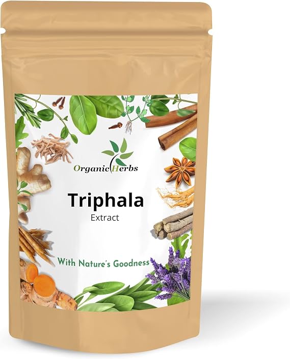 Triphala Extract Powder 7 Oz (Brown Pouch 200GM/0.4 lb)