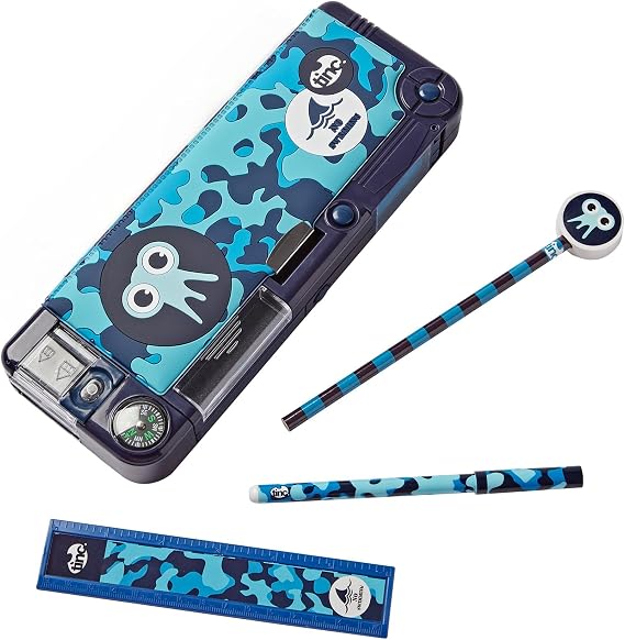 Tinc Compartment Pencil Cases | Includes Stationery | Different Designs to Choose from | Perfect for School and Gifting