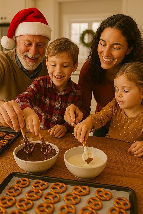 Vanilla and Chocolate Flavored Almond Bark, Melts Easily, Delicious Candy and Pretzel Coating, Fondue Meltable Chocolate, 3lbs