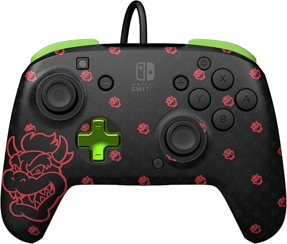 Pdp Rematch Glow 有線コントローラー クッパ 任天堂スイッチ