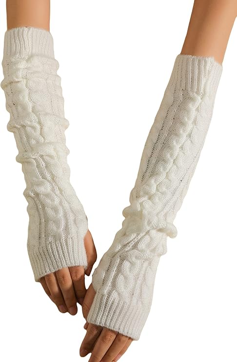 Verdusa Women's Arm Warmers Long Fingerless Gloves