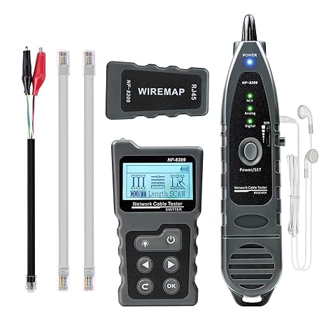 KOSOL Network Cable Tester, Ethernet Wire Tracer and PoE Tester