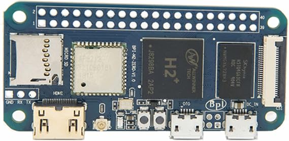 Banana Pi BPI-M2 Zero Quad-Core Open Source Single Board Computer Allwinner H2+ Compatible with Raspberry Pi zero (BPI-M2 Zero)