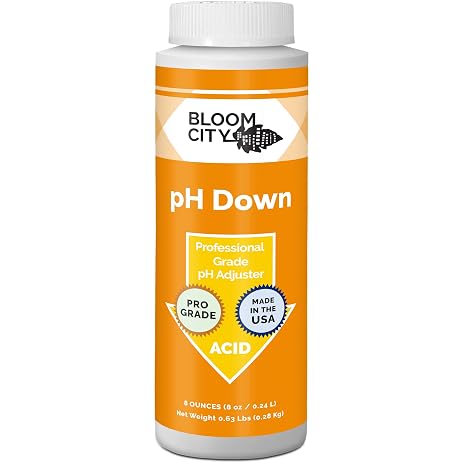 Bloom City pH Down Liquid pH Adjuster, 8 oz