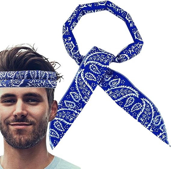 Summer Cooling Scarves Cold Towel, Soaked Tie Around Neck, Printed | Neck Wrap for Hot Weather Summer Heat Women Men