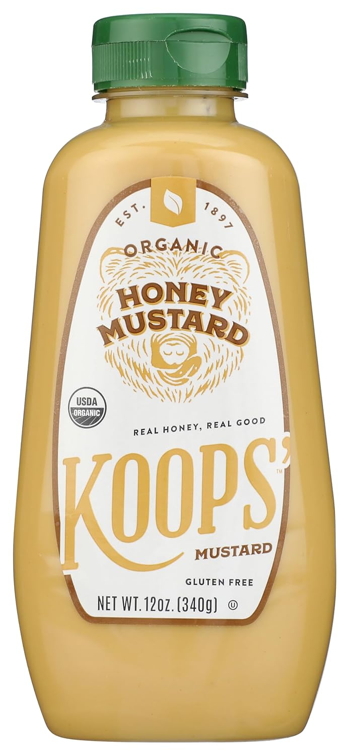 KOOPS Organic Honey Mustard, 12 OZ