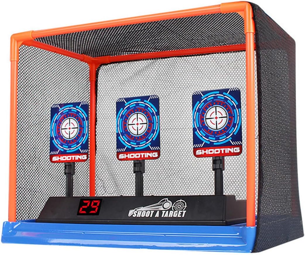 Electronic Target Toy, Electronic Gun Shooting Target, Target, Auto Reset, Wake Up Function, Sound Effect, Shooting Practice, Automatic Scoring, Shooting Toy, Foam Blaster Set, Birthday, Christmas