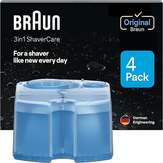 Braun Clean and Refresh Filling Cartridges CCR - 4 Pieces