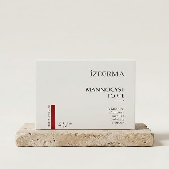 Mannocyst Forte Mannocyst Forte D-mannoz, Cranberry, Berberin, Java Çayı ve Hibiskus İçeren Takviye Edici Gıda 30 Şase