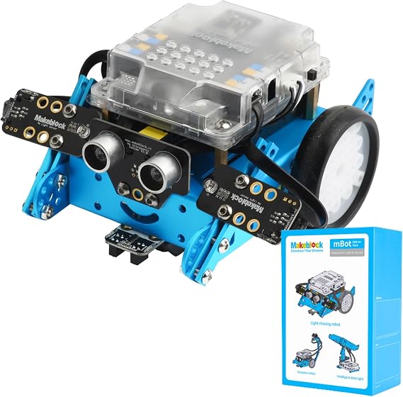Makeblock Bundle of mBot Robot Kit + Interactive Light & Sound Add-on Pack
